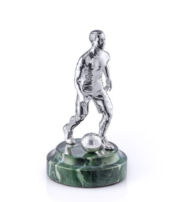 Фигура из серебра «Футболист»