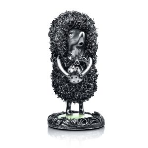 Серебреная фигура ёжик в тумане